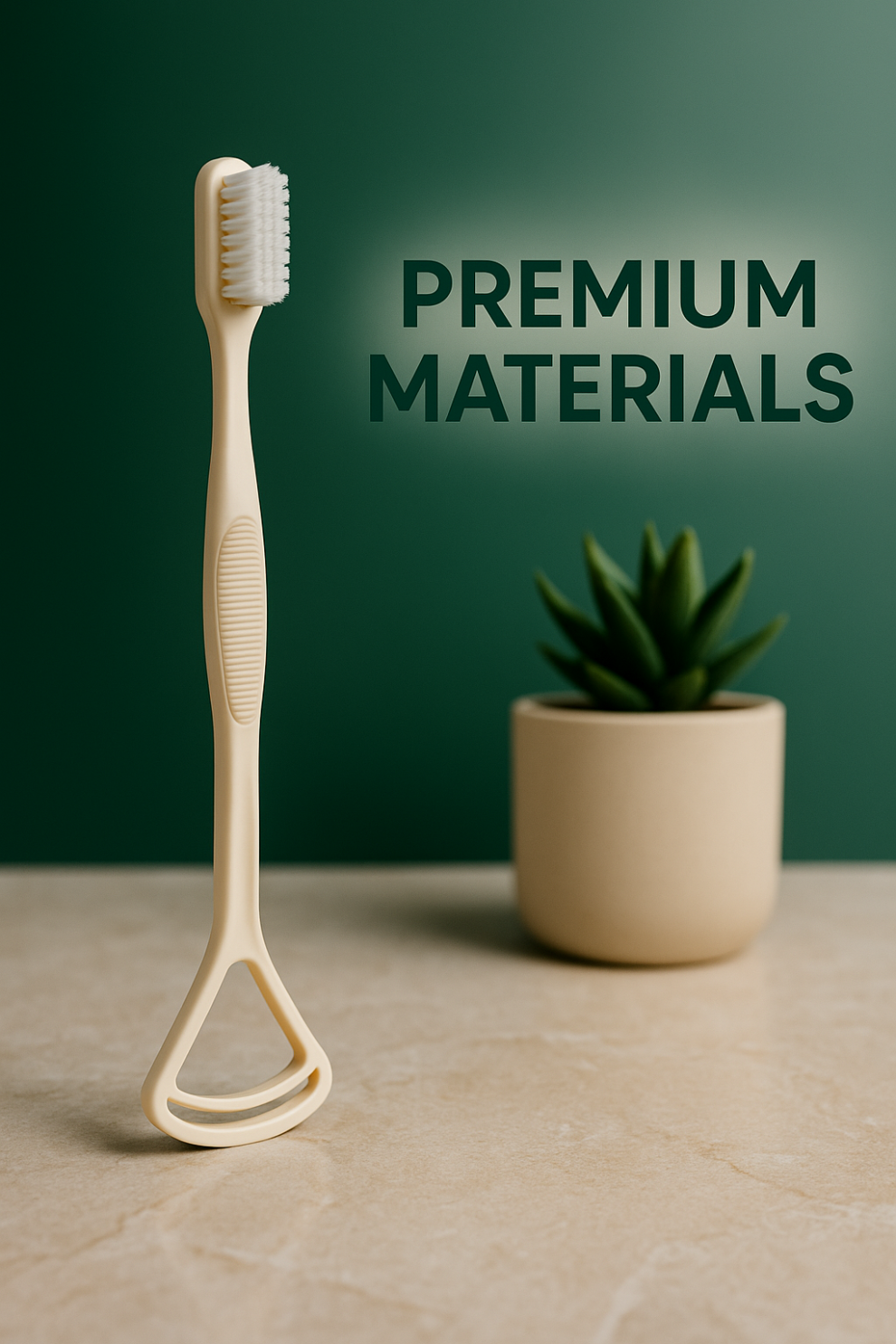 Smilefusion toothbrush with premium material story artwork