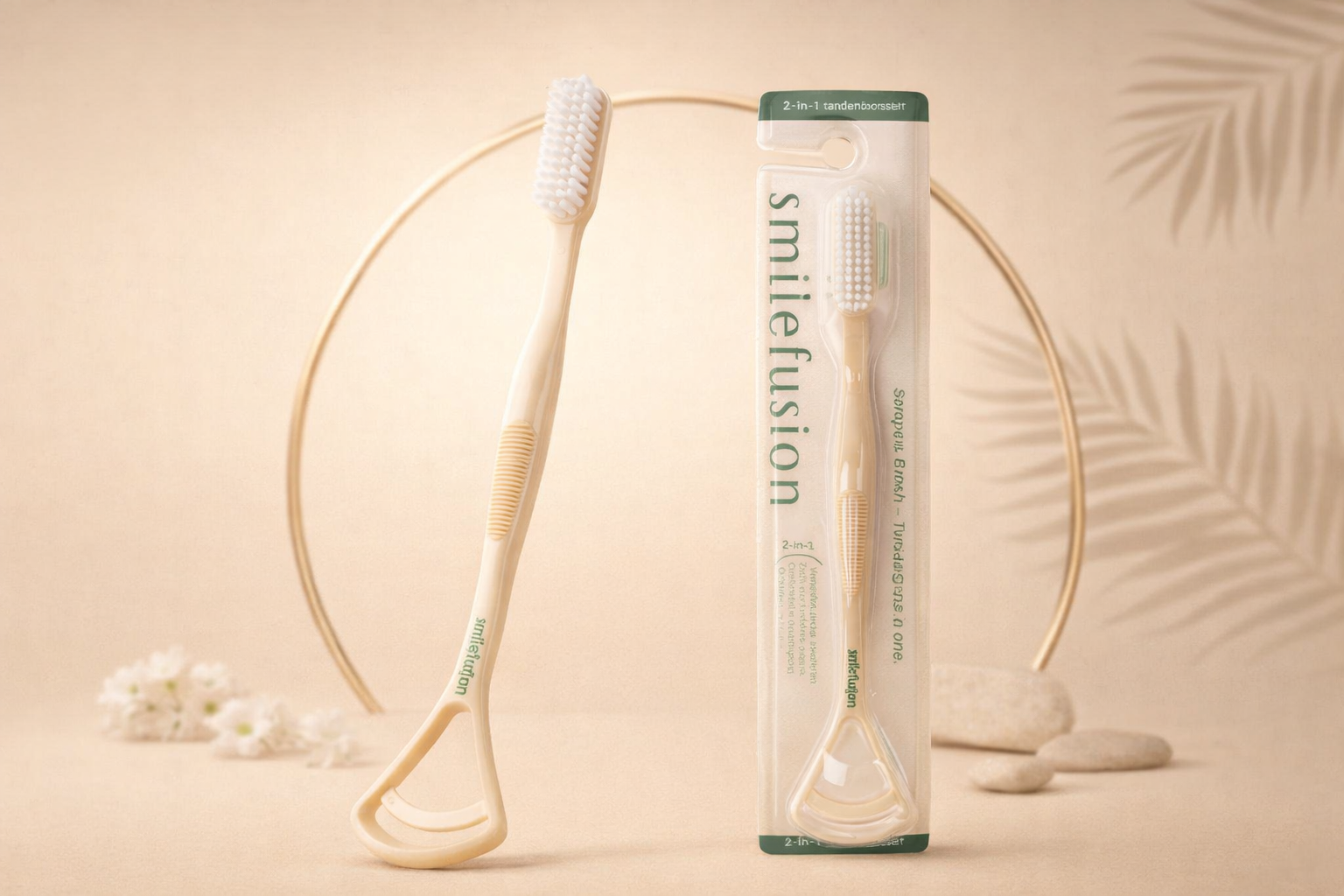 FusionBrush product and packaging presentation